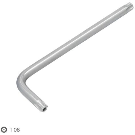 TOOL KINGDOM 10PZ Set Chiavi Stella/torx Extra Lunghe Colorate T9-T50 - Foto 9