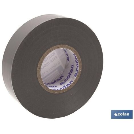 Nastro Isolante 180 Micron Grigio 19mmx20 Metri