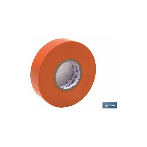 Nastro Isolante 180 Micron Arancione 19mmx20 Metri