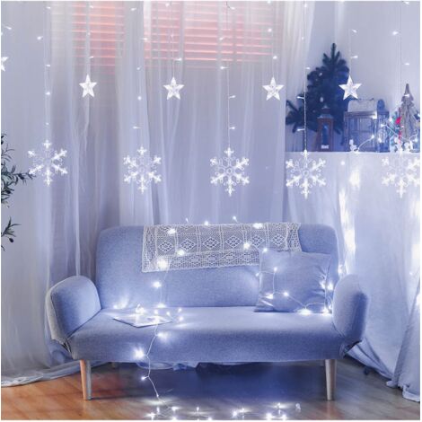 Tenda Da Doccia Merry Christmas – Albero Di Natale E Stelle Rosse – 182x182 Cm – Impermeabile