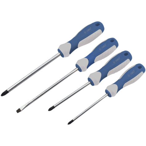 Set Cacciaviti Tozzi Silverline 4 Pezzi | Per Spazi Stretti | Acciaio Vanadio | Presa Morbida - Foto 3