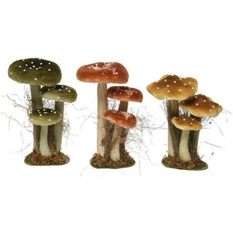 HTN - 3/6 Pc Luci Di Funghi Solari Per Il Panorama Del Ponte Da