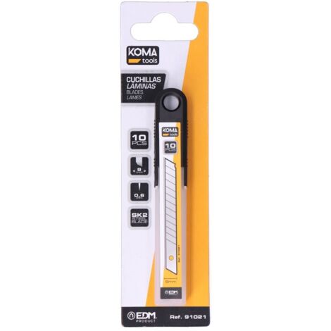 MARTOR 10 x lama industriale, Lama di ricambio Cutter, Coltello di sicurezza, 18,4 mm, affilato, utilizzabile 4 volte, n. 45