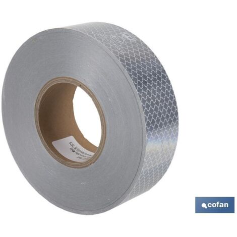 Rotolo retroriflettente continuo 50 m Bianco