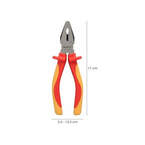 Pinza spelafili 150 mm. Manici isolati in acciaio al cromo vanadio