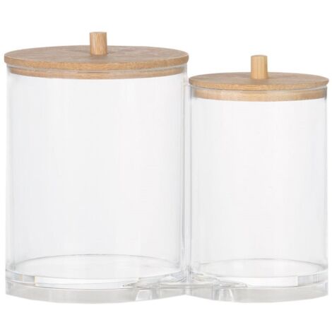 Bicchiere Acrilico Trasparente Per Bagno 7x7x10.25cm - Per Risciacquo O Conservazione Accessori - Foto 10