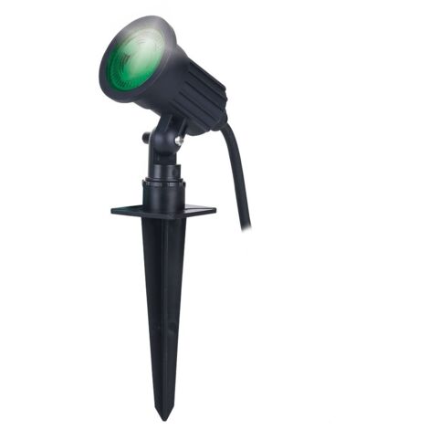 CPROSP 2PCS 5W Faretto Da Giardino Proiettore LED Spot Con Picchetto Esterno IP65 Bianco Caldo Per Esterno Giardino 3000k