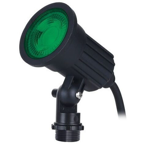 Faretto Da Giardino LED Krytavo 5W 12V AC/DC – IP65, Angolo Regolabile, Luce Calda, In Vetro Temperato