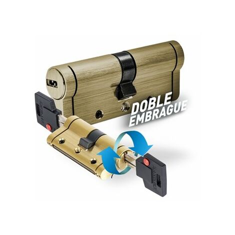 Serratura A Cilindro In Ottone 80 Mm - Con 5 Chiavi, Versione Resistente - Foto 4