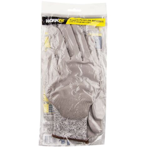 Guanti In Nylon E Poliuretano Mod.g0526 Taglia 9 Blu/nero Lavoro