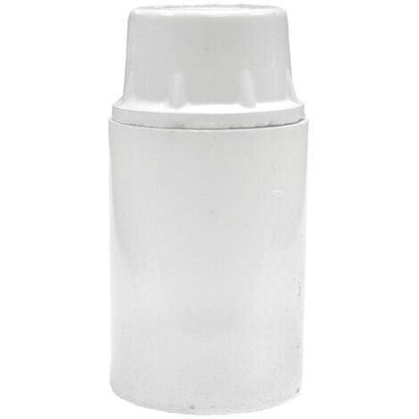 Portalampada Solera Filettato Omologato E14 Bianco - Foto 2