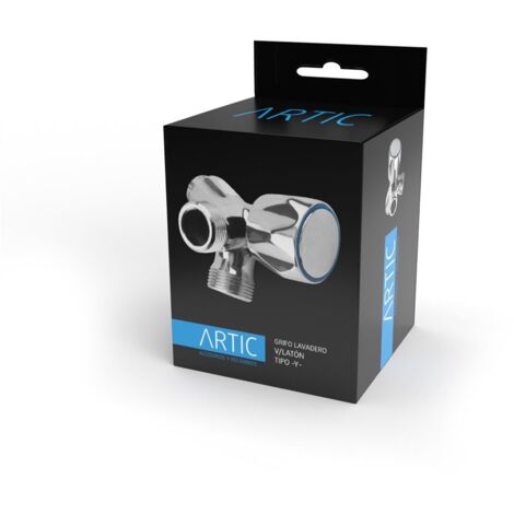 QWORK® Rubinetto Doppio Da 1/2 Pollice In Ottone Con 2 Collegamenti Per Tubo Flessibile E Comando Valvola Separato, Resistente Alla Ruggine E Al Gelo Per Giardino, Lavatrice, Barile Per La Pioggia