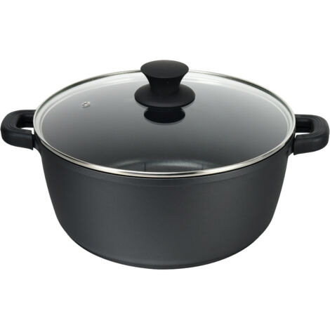 Xylán casseruola alta in fusione di alluminio nero supremo 28 cm (1/2)