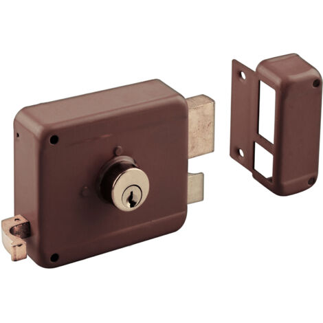 Serratura Da Sovrapposizione Amig 75UN Per Porte Legno - Cilindro Sicurezza, 76x120mm, Con Chiavi - Foto 5