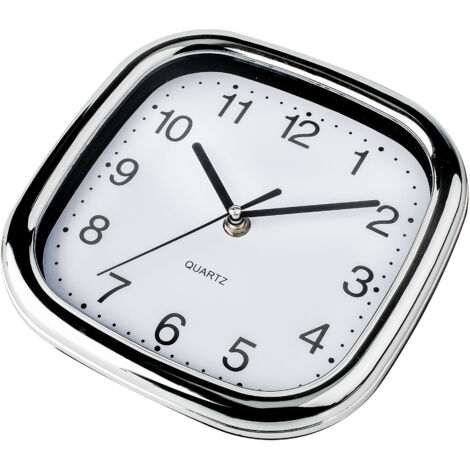 Orologio da cucina quadrato bianco/cromo 20 cm küken (1/2)