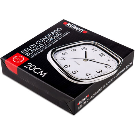 FLEXISTYLE Moderno Orologio da Parete per la Cucina, Tazza e teiera, Rosso, 45 cm x 45 cm, 3D, Silenzioso, Made in EU