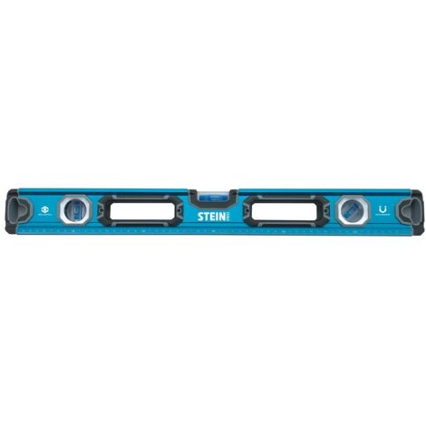 Livella dritta in metallo con magnete Stein Pro Blue da 600 mm