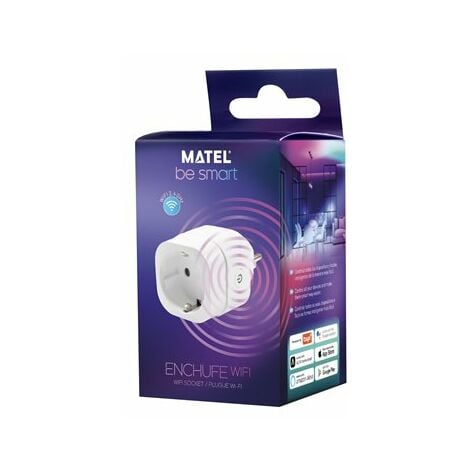 Presa wifi intelligente Matel 16a 230v