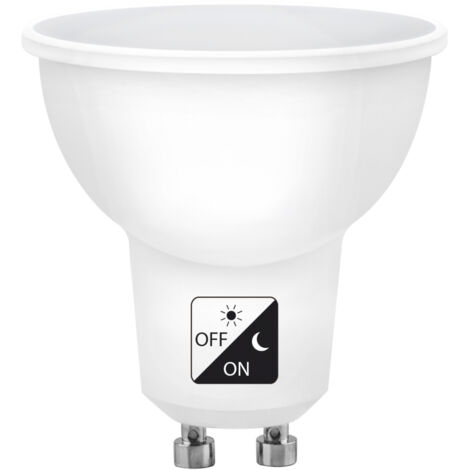 Matel sensore crepuscolare gu10 5w lampadina led fredda