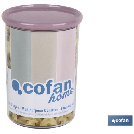 Barattolo multiuso Modello Albahaca Realizzato in polistirene e polipropilene Barattoli da cucina
