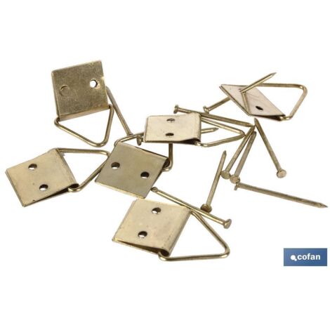 Blister da 6 unità di ganci per quadri 14 x 14 mm