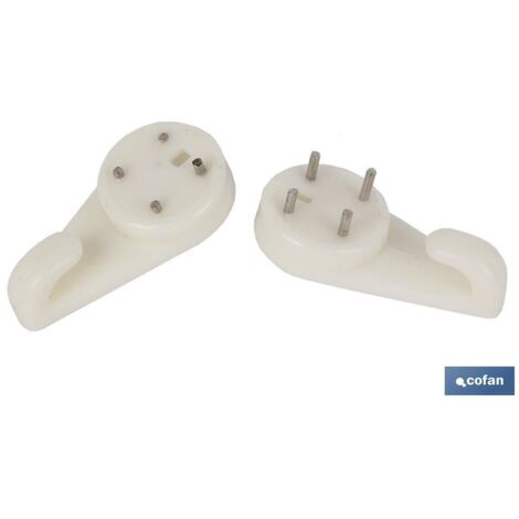 Blister da 2 unità per appendere quadri da 30 mm