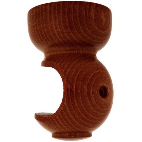 Supporto per soffitto in legno liscio 20x 68 mm. Noce