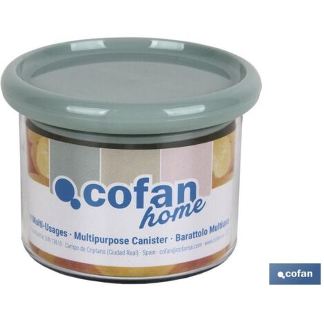 Barattolo multiuso Modello Albahaca  Realizzato in polistirene e polipropilene  Barattoli da cucina