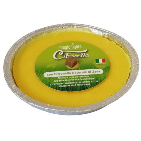Candele Alla Citronella Antizanzare - Set 12 Pezzi In Alluminio, Made In Italy, Durata 5 Ore - Foto 3