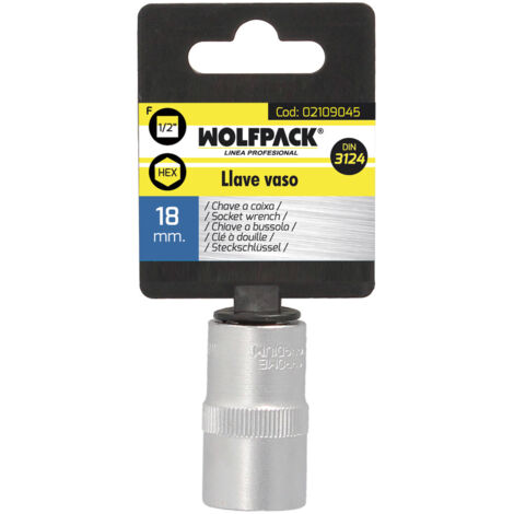 R61001706 Inserto per chiave a bussola 1/2 6 facce 17 mm Lunghezza 38 mm