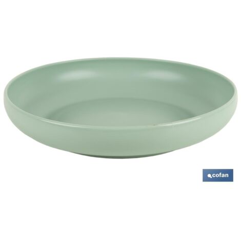 Piatti rotondi  In due colori  Capacità di 850 ml