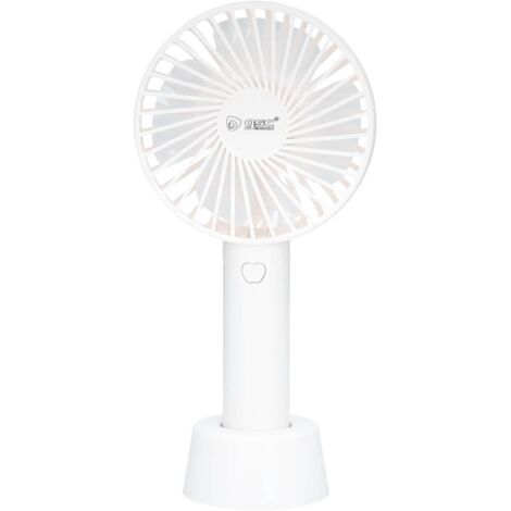 Ventilatore Portatile Doppia Testa Ricaricabile USB - Mini Ventola Tascabile Con Borsa