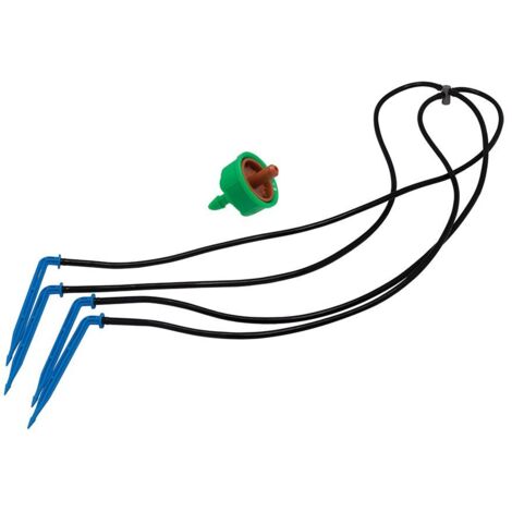 Kit Tappo 8 l/h (2 l/h per Picchetto) Autocompensante e Antidrenante con Picchetto 906301 Aqua Control (1/3)