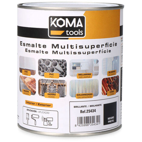 KomaTools Lucido multisuperficie nero lucido 750ml (1/5)