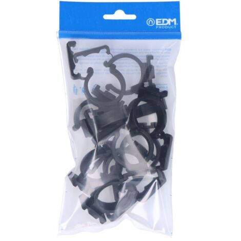 Confezione Da 10 Morsetti Per Elettroerosione M-25 In Nylon Nero Per Ferroplast 93854549