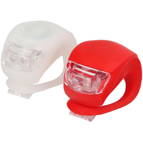 Luci per bicicletta LED Silicone Frog Light ciclismo anteriore posteriore ferma