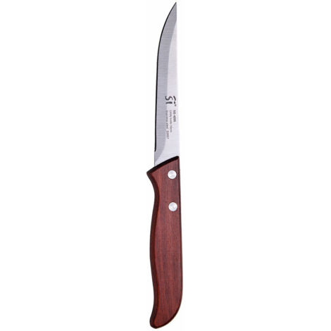 Beka Nomad - Coltello Multiuso In Acciaio Inox 5Cr15MoV Con Manico In Legno Di Acacia - Angolo Di Taglio 21° - 4
