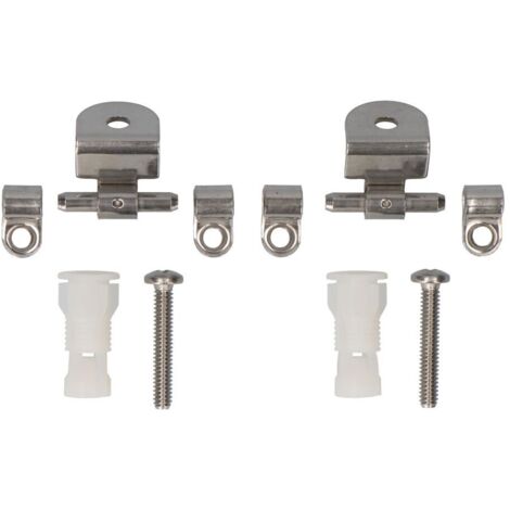 Kit di Fissaggio cerniera per sedile wc polipropilene Atlantic, Boxer