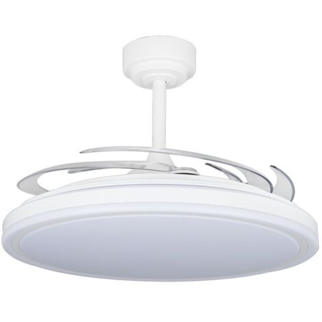 Wonderlamp Ventola LED Nestera Evo Bianco 72W