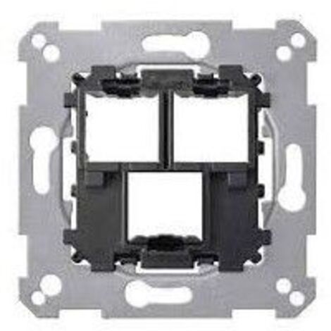 Supporto per 1 o 2 prese RJ45 / RJ11 SCHNEIDER MTN4575-0000