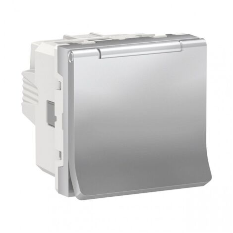 Kopp 103302007 – Presa Elettrica Schuko Blu Con Coperchio – IP44 – Resistente A Spruzzi E Temperature Estreme