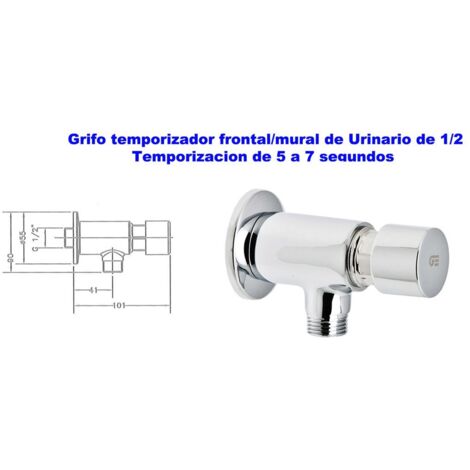Macdee Scarico Per Orinatoio In Plastica Con Cupola - Modello WUS 52 WH, 1 1/2'' - 6