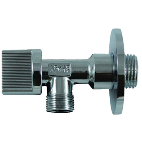 Valvola Ad Angolo In Ottone Per Water - Chiave Nera Con Ritegno, Ideale Per Bagni E Cucine