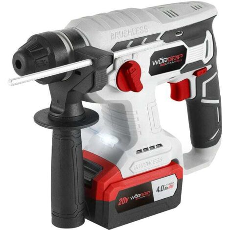 Martello perforatore brushless 20V 1 batteria 4.0Ah WORGRIP (1/5)