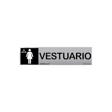 Normaluz Segnale Adesivo Fotoluminescente Uscita Emergenza - Retrocelle 5x20 Cm - Acciaio Inox Adesivo 0,8 Mm - Classe B