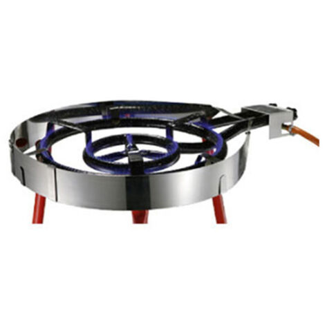 Paravento in acciaio inox per bruciatori per paella a butano 300-500mm ideale