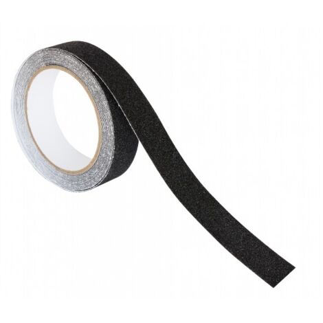 Rotolo di nastro antiscivolo nero 5mt x25mm miarco (1/3)