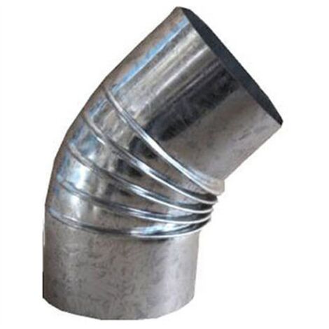 Gomito Camino 45° In Acciaio Inox 304 | Per Stufe A Legna, Tiraggio Fumo E Resistenza Al Calore