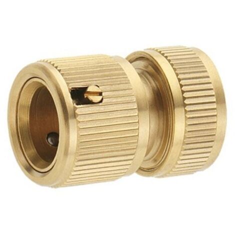 Connettore Rapido Per Tubo Da Giardino In Ottone Massiccio 3/4 Pollice – Doppio Raccordo A Innesto, Antiruggine, 2 Set - 2