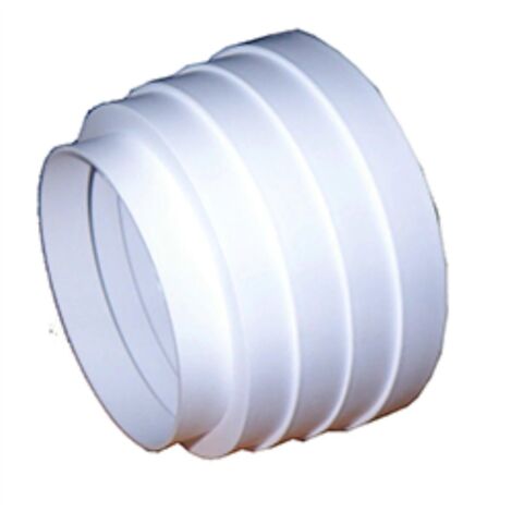 Cappa Riduzione Accoppiata PVC Bianco 100, 120, 125 Rif. 0660